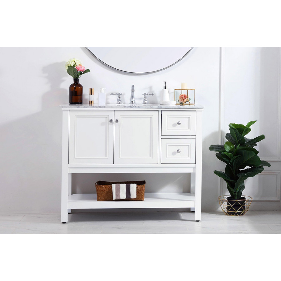 Elegant Bathroom Vanity - White (VF27042WH)