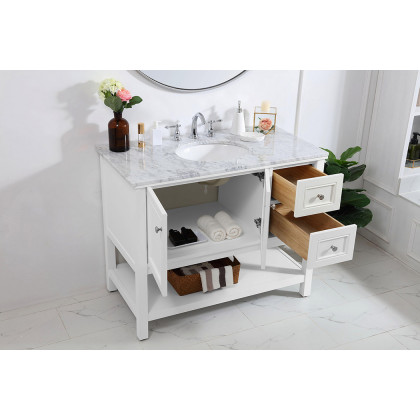 Elegant Bathroom Vanity - White (VF27042WH)