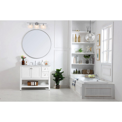 Elegant Bathroom Vanity - White (VF27042WH)