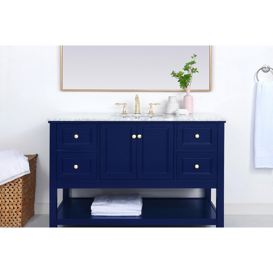 Elegant Bathroom Vanity - Blue (VF27048BL)