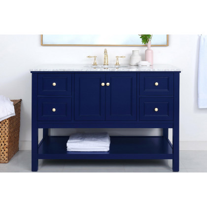 Elegant Bathroom Vanity - Blue (VF27048BL)