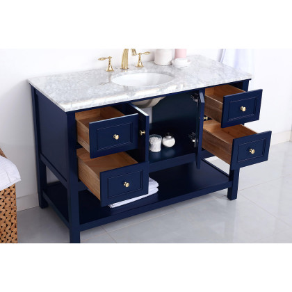 Elegant Bathroom Vanity - Blue (VF27048BL)