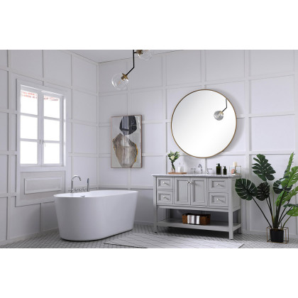 Elegant Bathroom Vanity - Gray (VF27048GR)