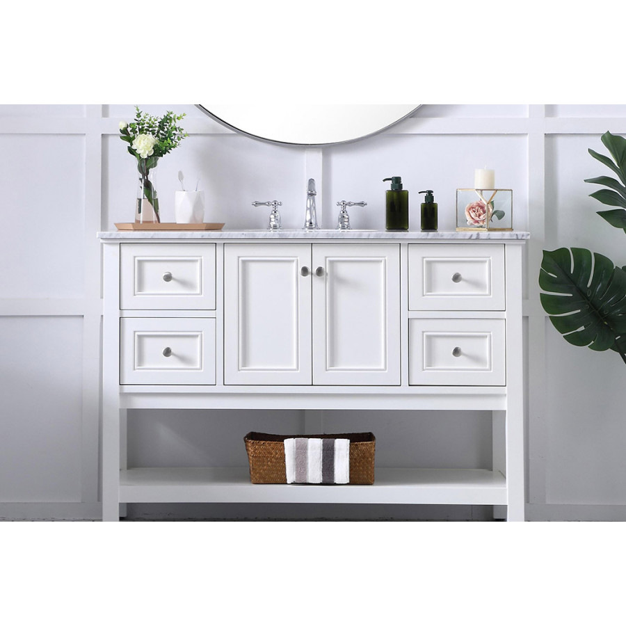 Elegant Bathroom Vanity - White (VF27048WH)