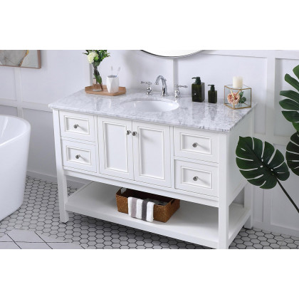 Elegant Bathroom Vanity - White (VF27048WH)