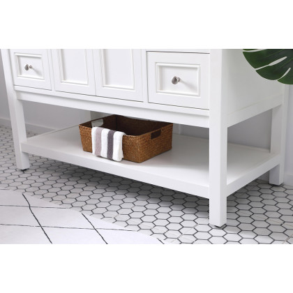 Elegant Bathroom Vanity - White (VF27048WH)