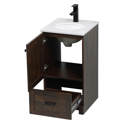 Elegant Bathroom Vanity - Espresso (VF2818EX)
