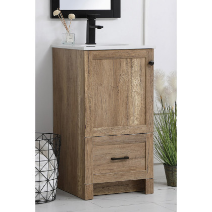 Elegant Bathroom Vanity - Natural Oak (VF2818NT)
