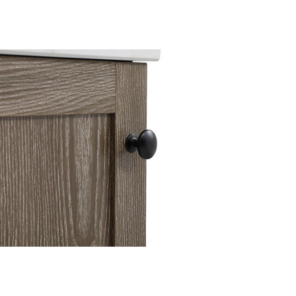 Elegant Bathroom Vanity - Weathered oak (VF2818WO)