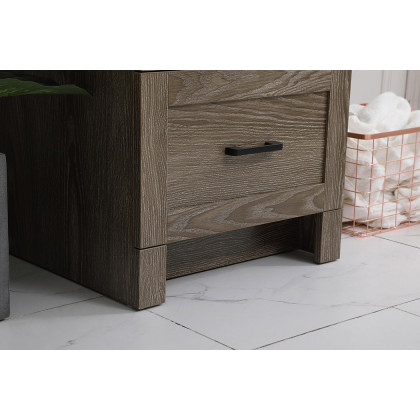 Elegant Bathroom Vanity - Weathered oak (VF2818WO)