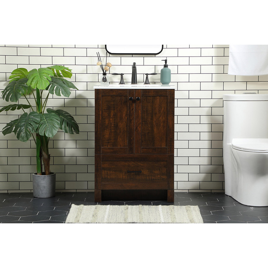 Elegant Bathroom Vanity - Espresso (VF2824EX)