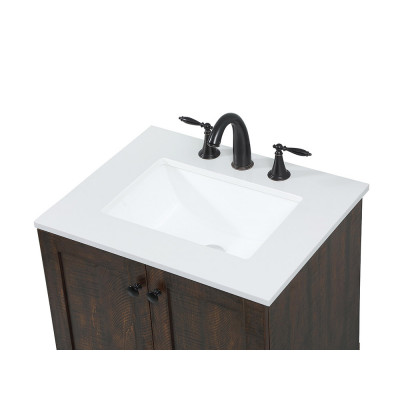 Elegant Bathroom Vanity - Espresso (VF2824EX)