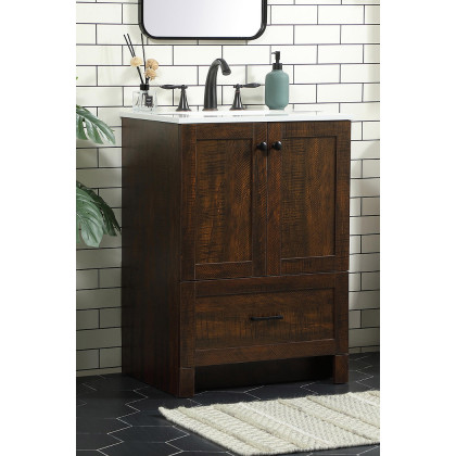 Elegant Bathroom Vanity - Espresso (VF2824EX)