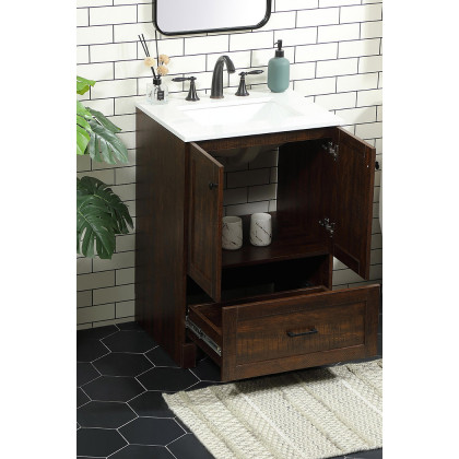 Elegant Bathroom Vanity - Espresso (VF2824EX)