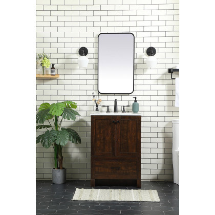 Elegant Bathroom Vanity - Espresso (VF2824EX)