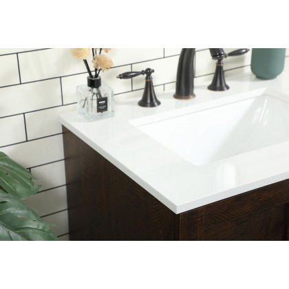 Elegant Bathroom Vanity - Espresso (VF2824EX)