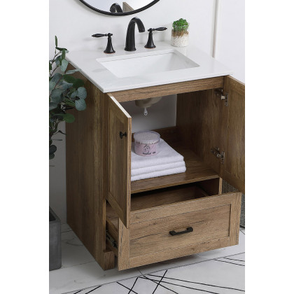 Elegant Bathroom Vanity - Natural Oak (VF2824NT)