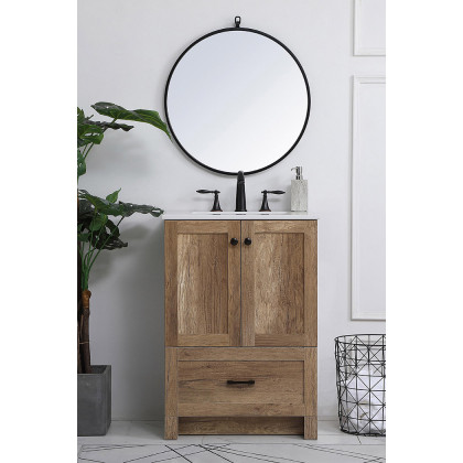 Elegant Bathroom Vanity - Natural Oak (VF2824NT)