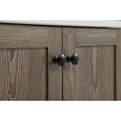 Elegant Bathroom Vanity - Weathered oak (VF2824WO)
