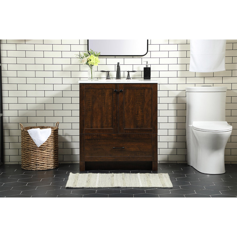 Elegant Bathroom Vanity - Espresso (VF2830EX)