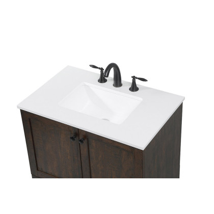 Elegant Bathroom Vanity - Espresso (VF2830EX)
