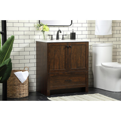 Elegant Bathroom Vanity - Espresso (VF2830EX)