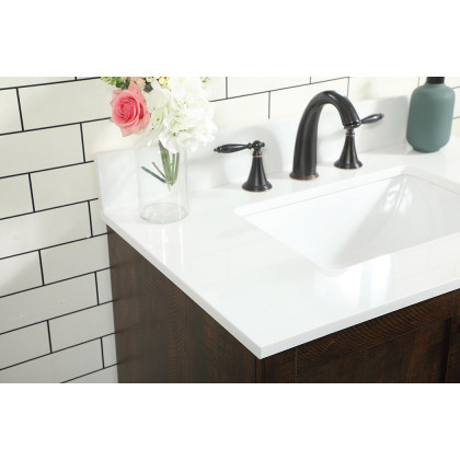Elegant Bathroom Vanity - Espresso (VF2830EX-BS)