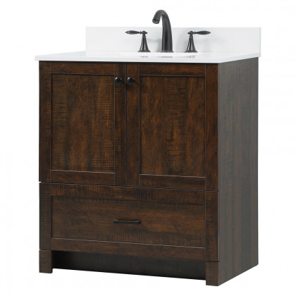 Elegant Bathroom Vanity - Espresso (VF2830EX-BS)