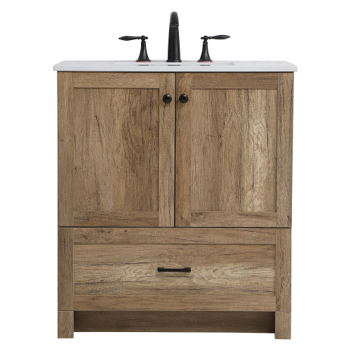 Elegant Bathroom Vanity - Natural Oak (VF2830NT)