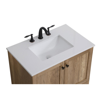 Elegant Bathroom Vanity - Natural Oak (VF2830NT)