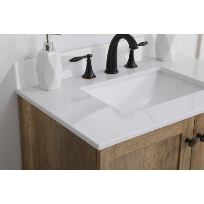 Elegant Bathroom Vanity - Natural Oak (VF2830NT-BS)