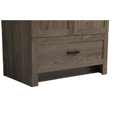 Elegant Bathroom Vanity - Weathered oak (VF2830WO)