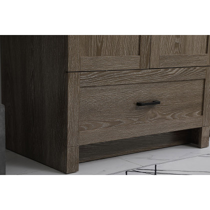 Elegant Bathroom Vanity - Weathered oak (VF2830WO)