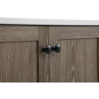 Elegant Bathroom Vanity - Weathered oak (VF2830WO-BS)