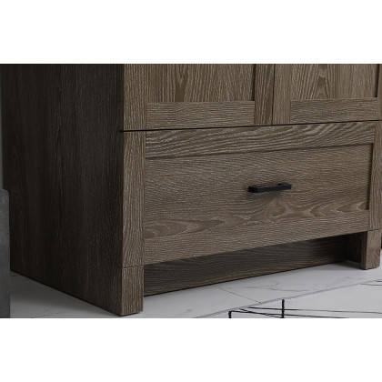 Elegant Bathroom Vanity - Weathered oak (VF2830WO-BS)