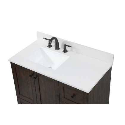 Elegant Bathroom Vanity - Espresso (VF2836EX-BS)