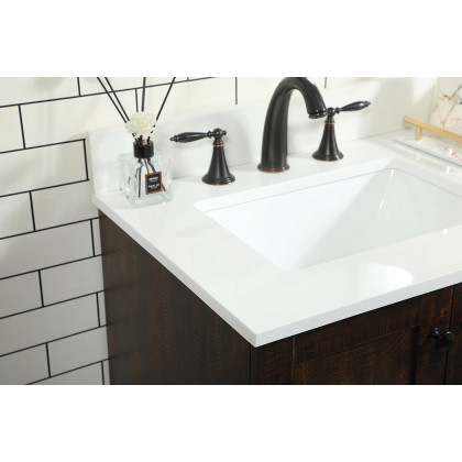 Elegant Bathroom Vanity - Espresso (VF2836EX-BS)