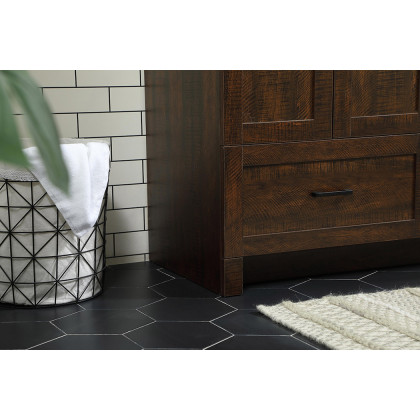 Elegant Bathroom Vanity - Espresso (VF2836EX-BS)