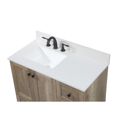 Elegant Bathroom Vanity - Natural Oak (VF2836NT-BS)