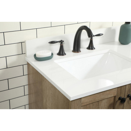 Elegant Bathroom Vanity - Natural Oak (VF2836NT-BS)