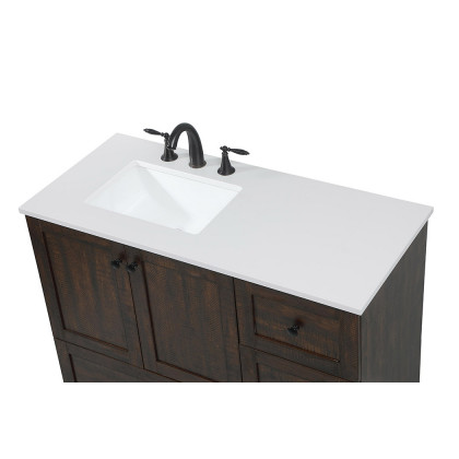 Elegant Bathroom Vanity - Espresso (VF2842EX)