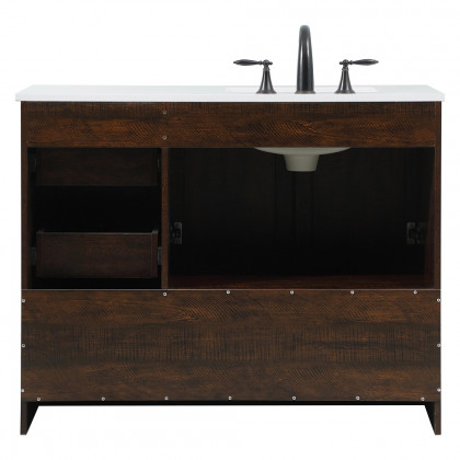 Elegant Bathroom Vanity - Espresso (VF2842EX)