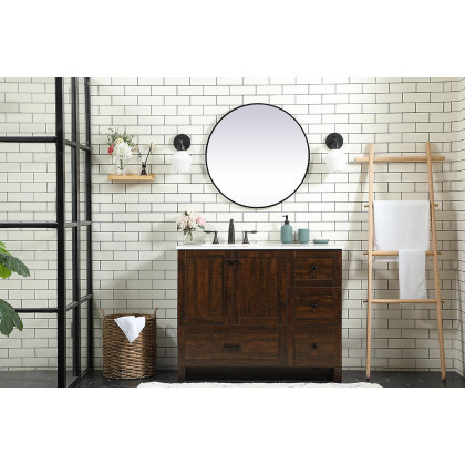 Elegant Bathroom Vanity - Espresso (VF2842EX)