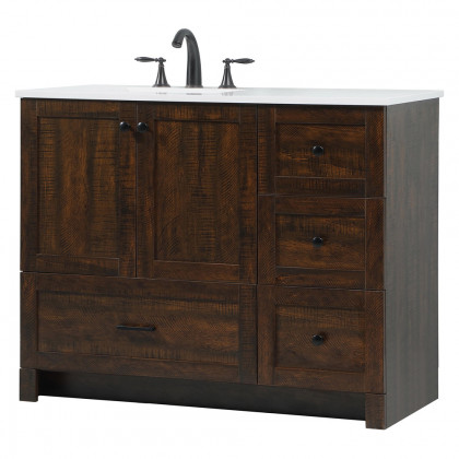 Elegant Bathroom Vanity - Espresso (VF2842EX)