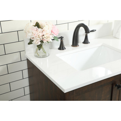 Elegant Bathroom Vanity - Espresso (VF2842EX-BS)