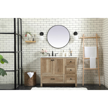 Elegant Bathroom Vanity - Natural Oak (VF2842NT)