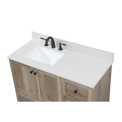 Elegant Bathroom Vanity - Natural Oak (VF2842NT-BS)