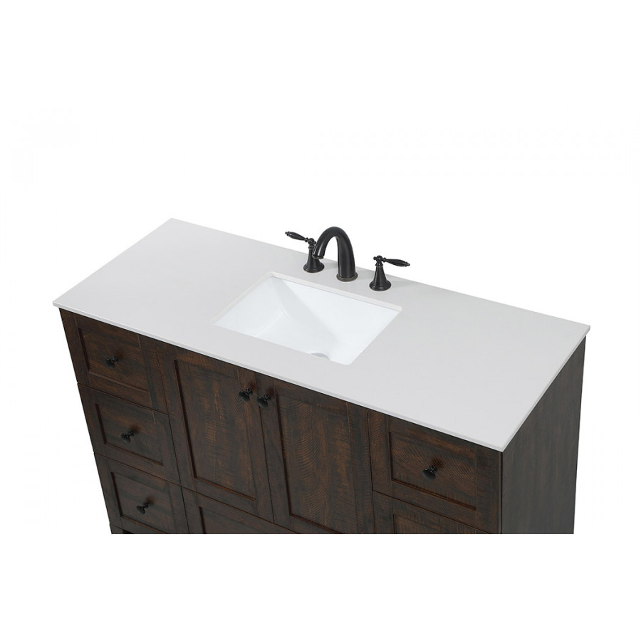 Elegant Bathroom Vanity - Espresso (VF2848EX)