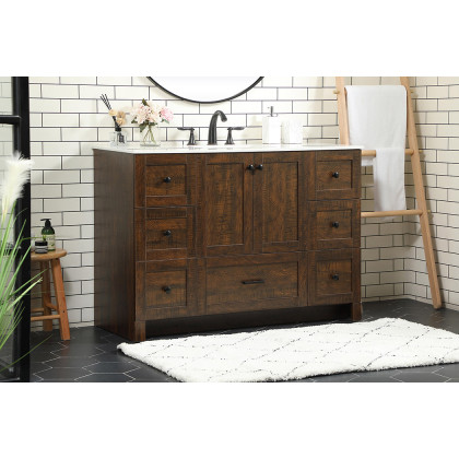 Elegant Bathroom Vanity - Espresso (VF2848EX)