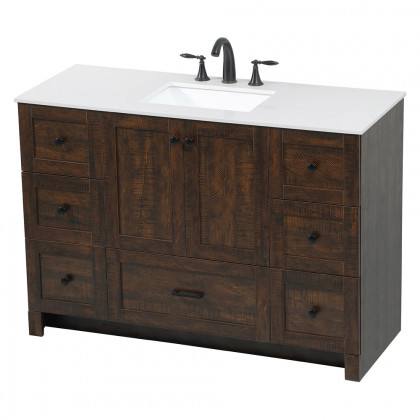 Elegant Bathroom Vanity - Espresso (VF2848EX)